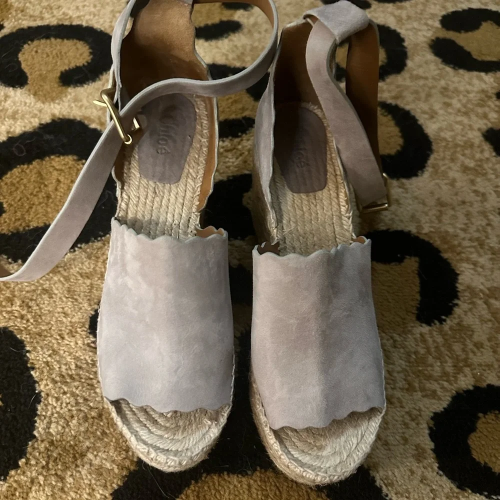 Chloe Scalloped Espadrilles - Picture 3 of 7